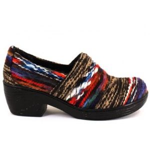 Multi-colored Yarn Clogs by BOC